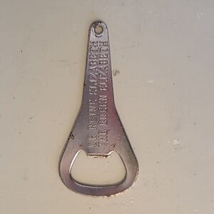 Vintage Bottle Opener The Queen Elizabeth Le Reine Elizabeth